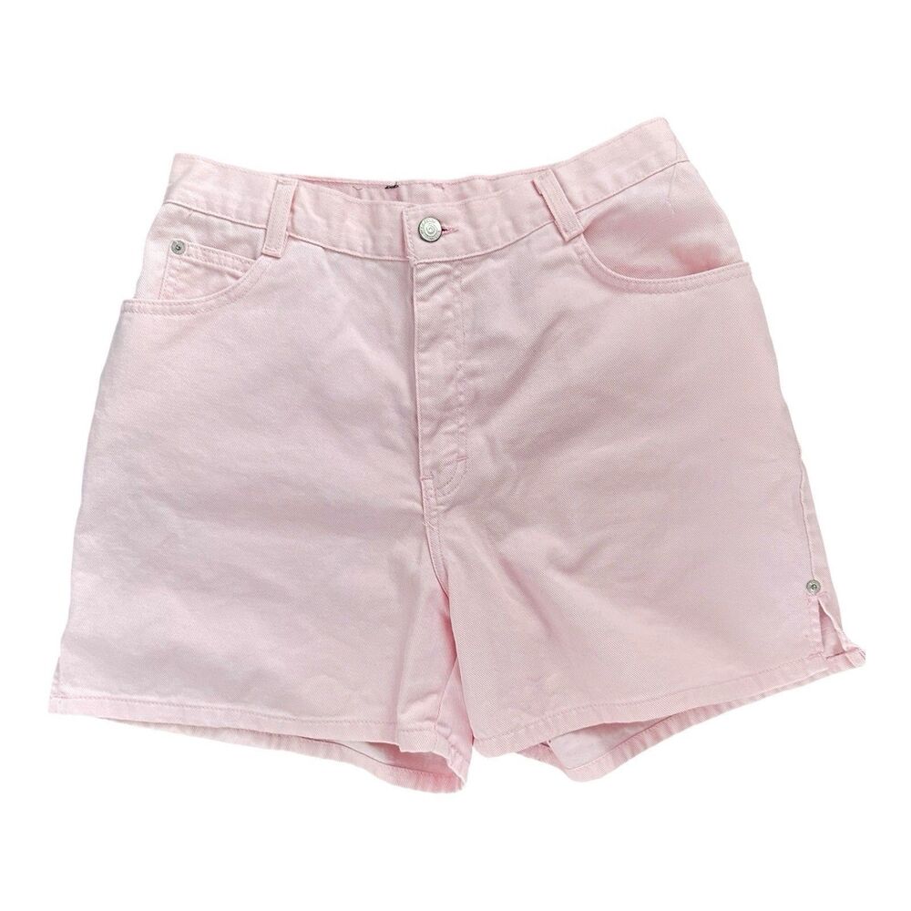 Vintage Gitano Pink High Rise Denim Shorts 90s Mom Jean Size 12 (Modern 8/10)